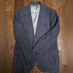 Pendleton Classic Brown Blue GrayTweed Blazer sz 40
